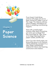 Load image into Gallery viewer, If you haven&#39;t tried doing science with paper yet, you&#39;ve been missing out. Paper is sort of like magic. You take an ordinary piece of paper, and before you know it, something mind-blowing happens. Even if you don&#39;t think paper can be exciting, give it a try, and you will be pleasantly surprised. It&#39;s a safe, cheap, and beautiful material for kids to start learning construction and creation.
